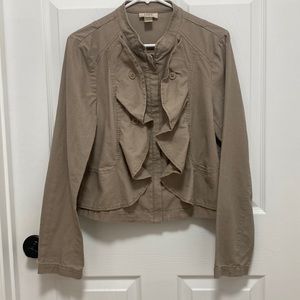 LOFT unlined top jacket perfect to layer size M very good preowned condition